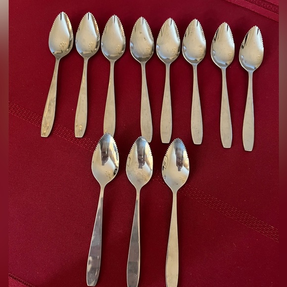 Dining 11 Grapefruit Spoons Stainless Steel Florida Grapefruit Growers Poshmark